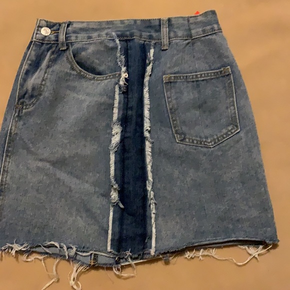 Chelsea and Violet Denim Skirt - Picture 2 of 4